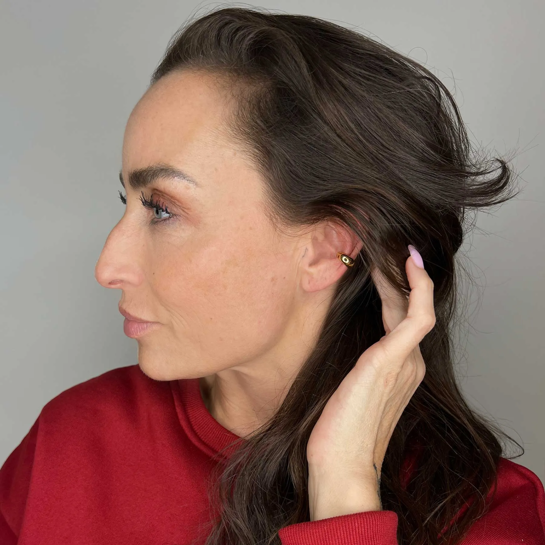 Cuff / Ørering - #LilBuffCuff - Onesize regulerbar størrelse - 18 karat forgyldning sold by Dropps by Szhirley product image thumbnail 4