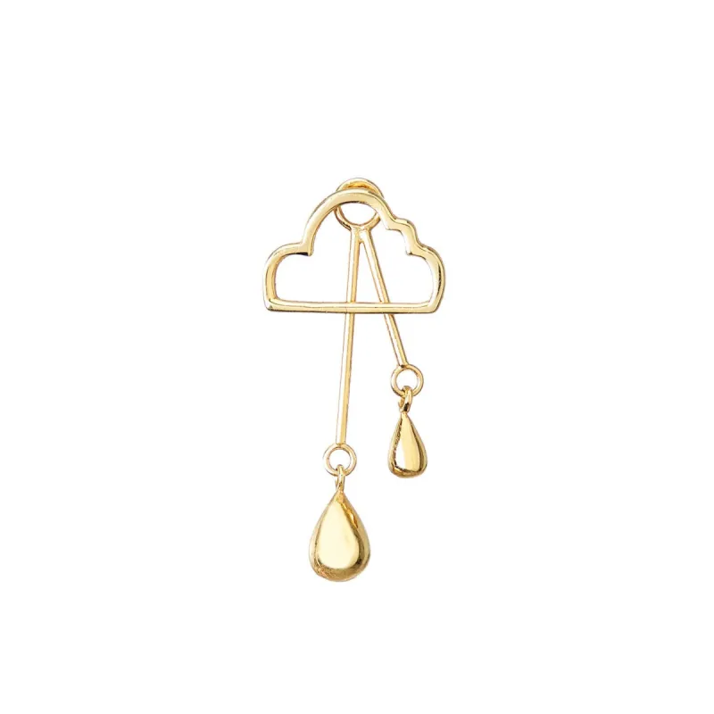 #CloudyDropps Ørestikker / Øreringe - 18 Karat guldbelagt Sterling Sølv sold by Dropps by Szhirley
