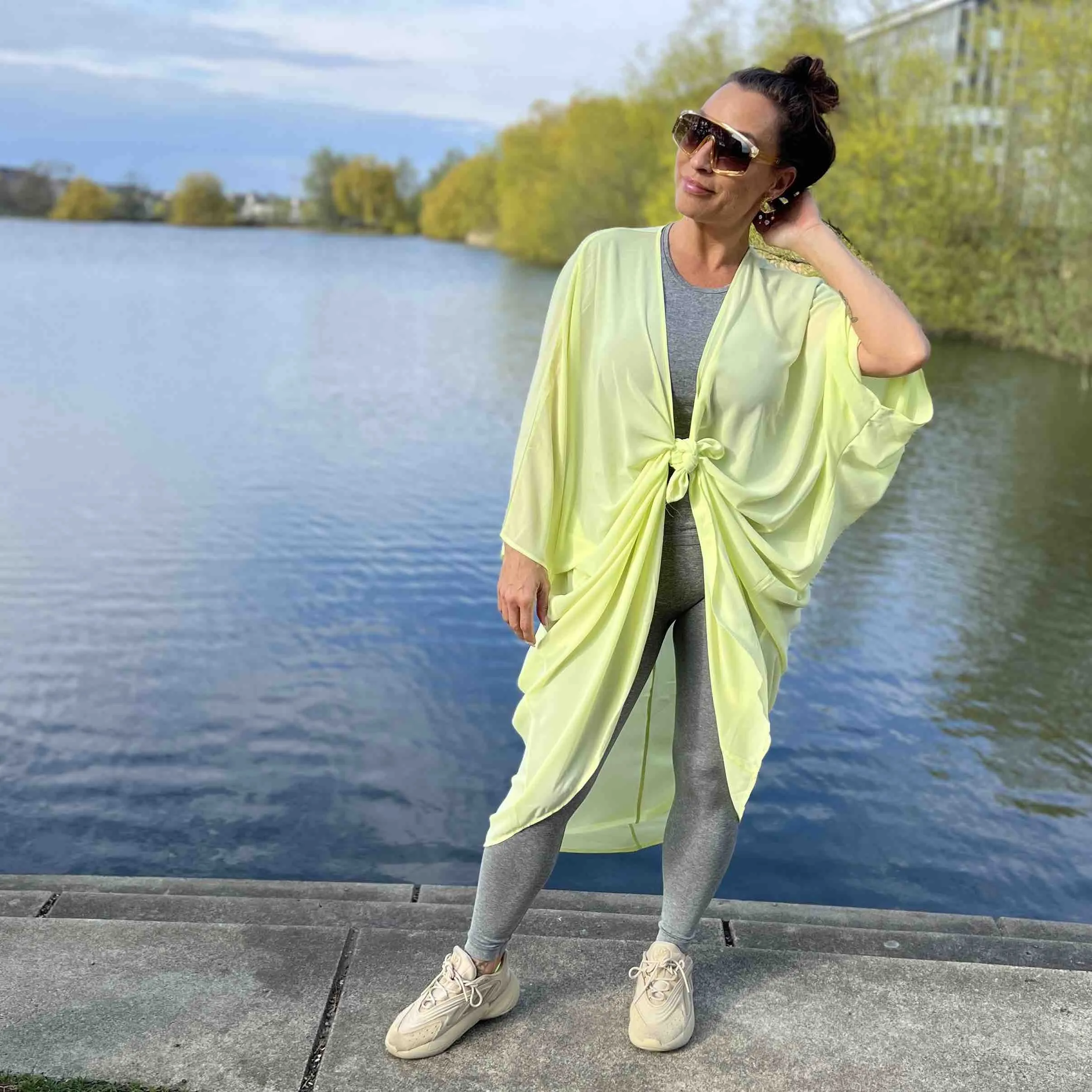 Lemon / Lime Kimono #Breeze - One Size sold by Dropps by Szhirley product image thumbnail 2