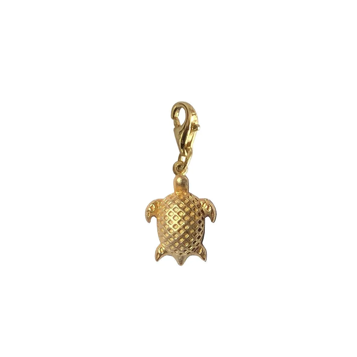 Skildpadde vedhæng - #LinkyCharm DeepSea - 18 karat forgyldt sterling sølv sold by Dropps by Szhirley