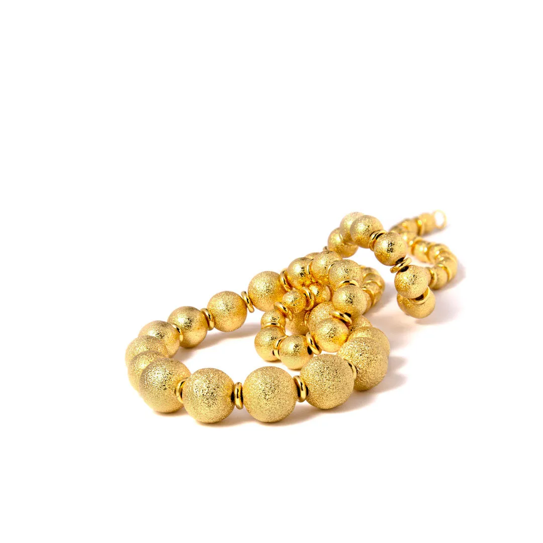 Halskæde - #StardustOrbits - 50 cm kuglekæde - 18 Karat forgyldning sold by Dropps by Szhirley product image thumbnail 3