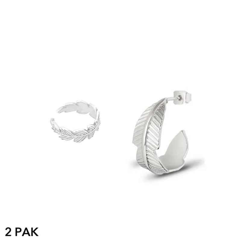 #DoubleFeather Øreringe / Earcuffs - 2 pak - Sterling sølv / Forsølvet - SPAR 59 KR. sold by Dropps by Szhirley