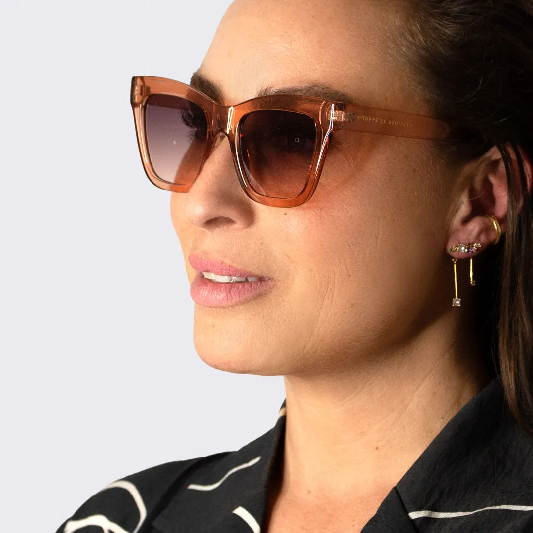 #Amber - solbriller rødlig / ravfarvet stel med rødlig / ravfarvede brilleglas sold by Dropps by Szhirley product image thumbnail 2