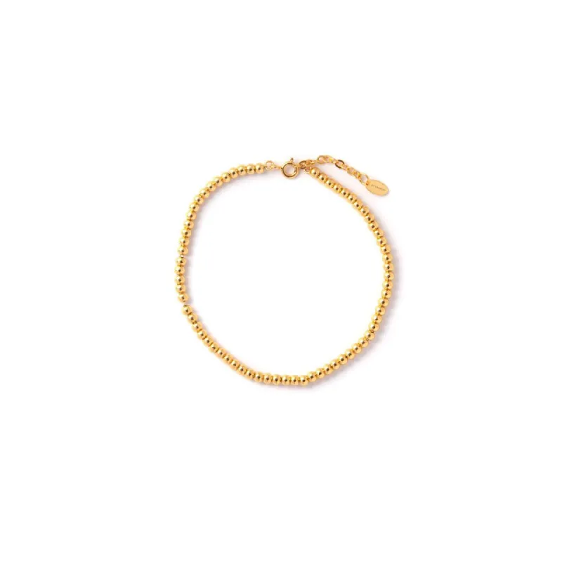 Armbånd - #Bawlin - 17 cm kugle armbånd - 18 Karat forgyldt Sterling sølv sold by Dropps by Szhirley