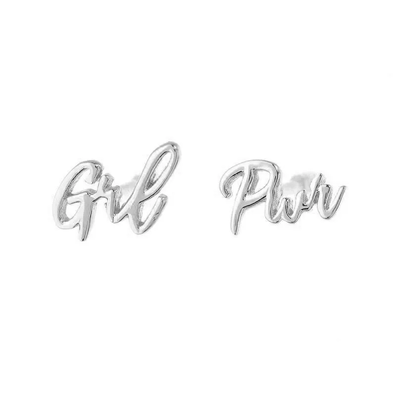 Øreringesæt - #Grl #Pwr - Sterling Sølv made by Dropps by Szhirley