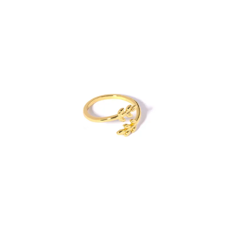#Leafy Tåring / Fingerring - 18 karat forgyldning sold by Dropps by Szhirley