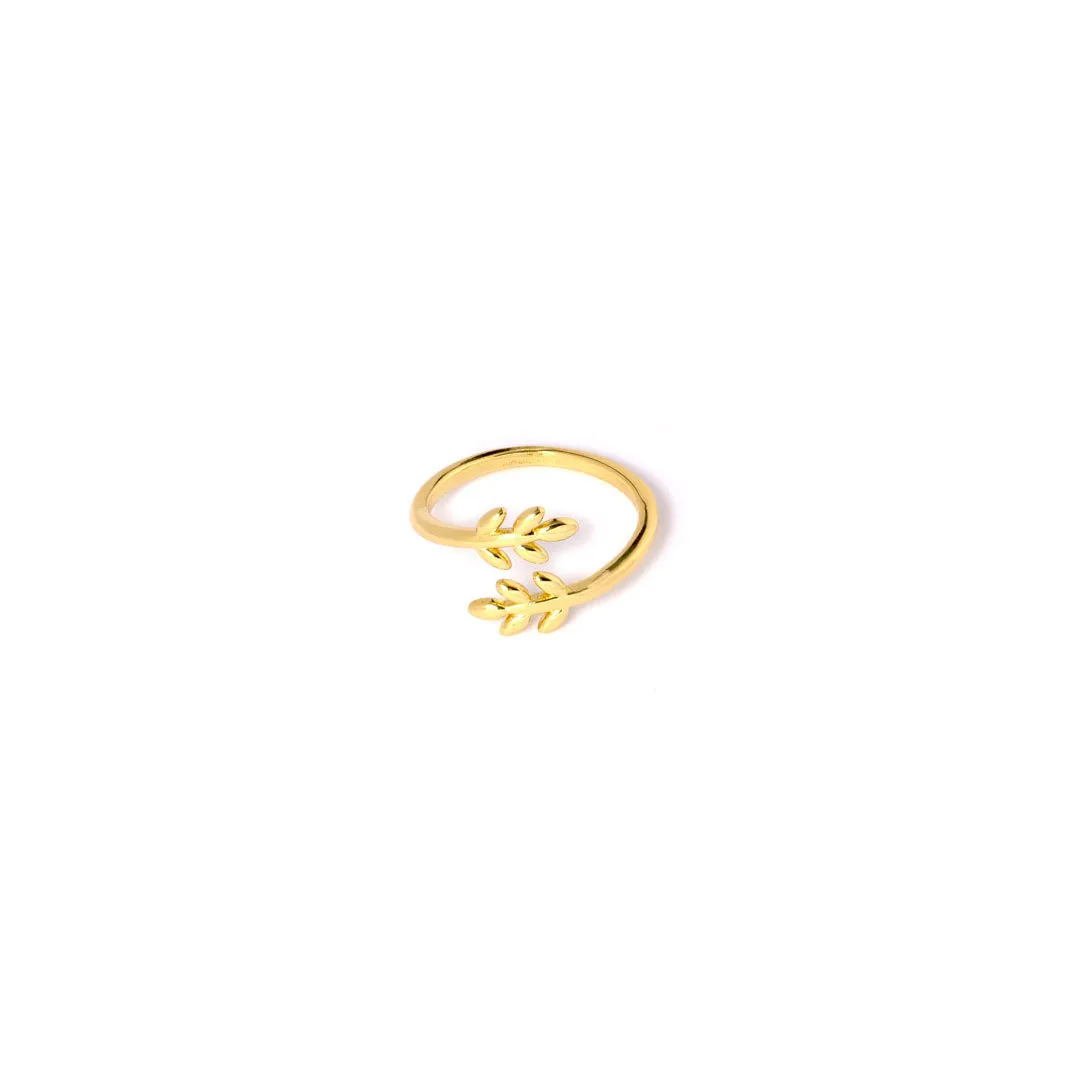 #Leafy Tåring / Fingerring - 18 karat forgyldning sold by Dropps by Szhirley product image thumbnail 3