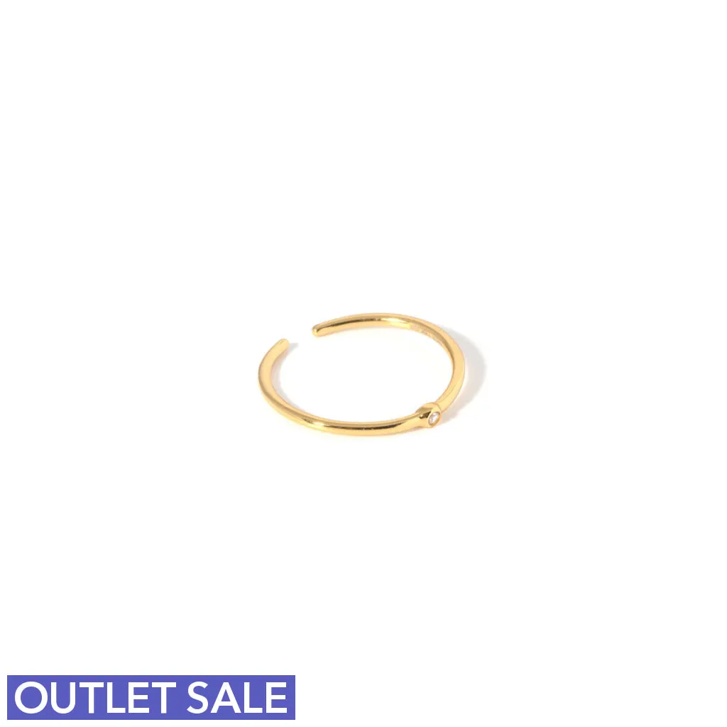 #TeenyTiny fingerring / Cuff - onesize - regulerbar størrelse - 18 karat forgyldt Sterling sølv - OUTLET sold by Dropps by Szhirley product image thumbnail 3
