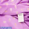 Lilla Kimono #Breeze med fjerprint i guld - One Size - OUTLET sold by Dropps by Szhirley