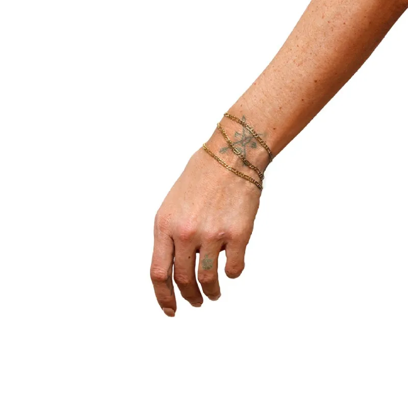 Halskæde / Ankelkæde / Armbånd - #ThreeWays 3-i-1 kæde - 18 Karat forgyldning 3 mm made by Dropps by Szhirley
