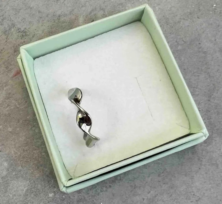 #Curly fingerring / Cuff - onesize - regulerbar størrelse - Sterling sølv - OUTLET sold by Dropps by Szhirley