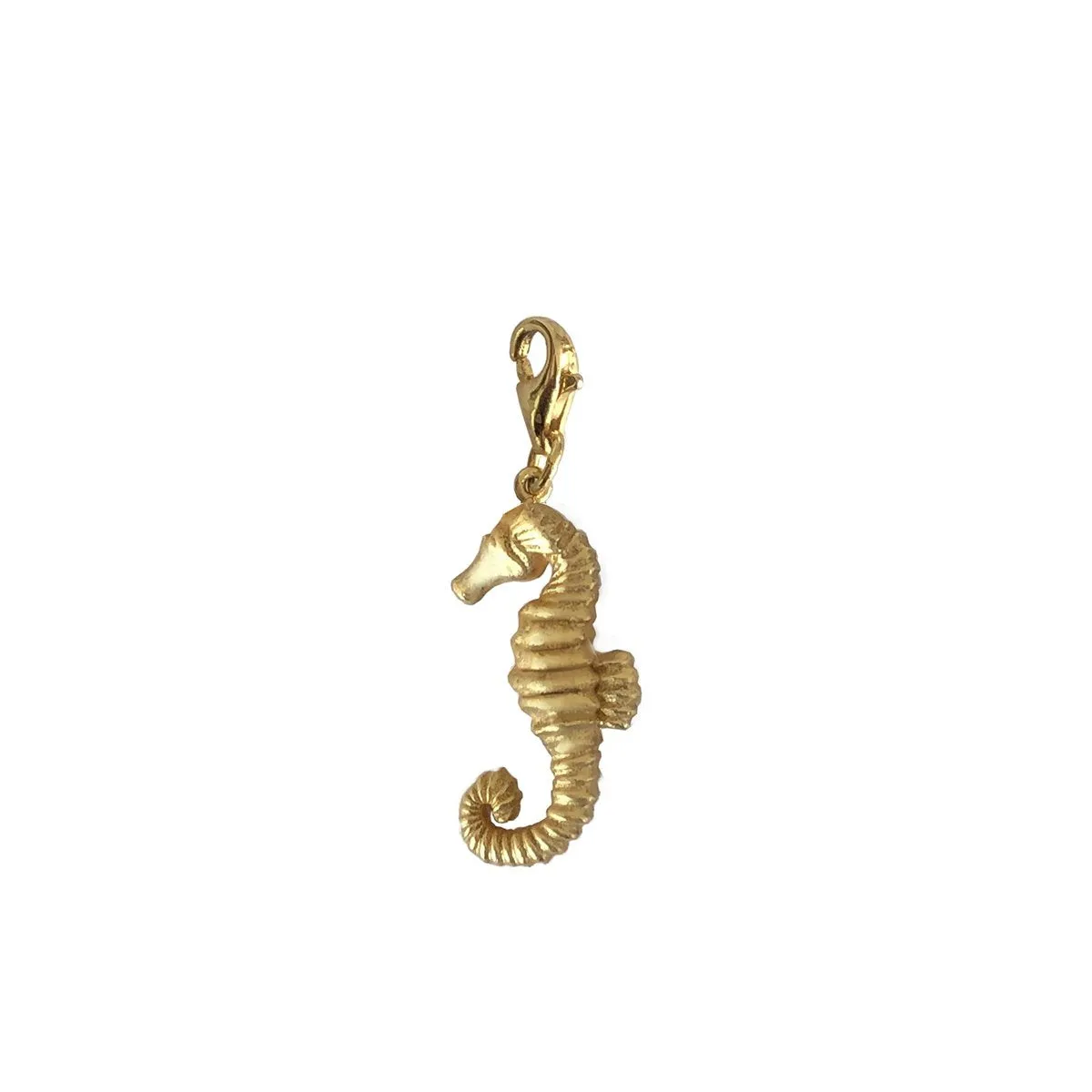 #LinkyCharm DeepSea Søhest vedhæng - 18 karat forgyldt sterling sølv sold by Dropps by Szhirley