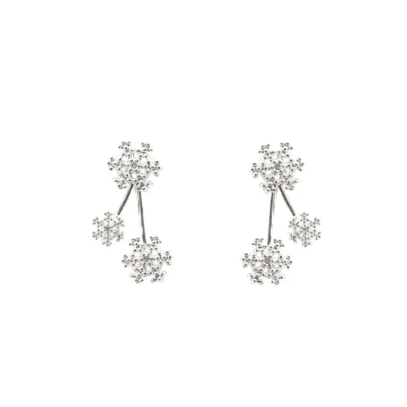 Øreringesæt - #SnowyDropps - Sterling forsølvet med zirkoner sold by Dropps by Szhirley