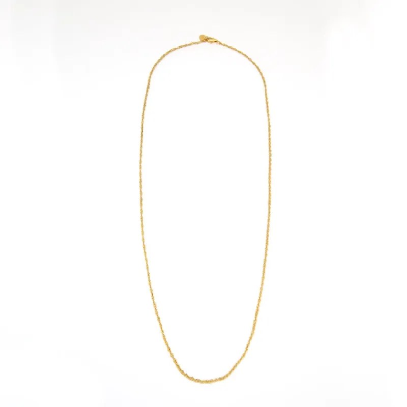 Halskæde - #RopeOfHope - 18 Karat forgyldt Sterling Sølv sold by Dropps by Szhirley