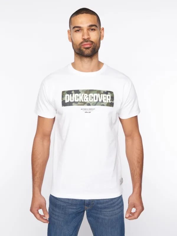 Davilo T-Shirt White sold by Duck and Cover