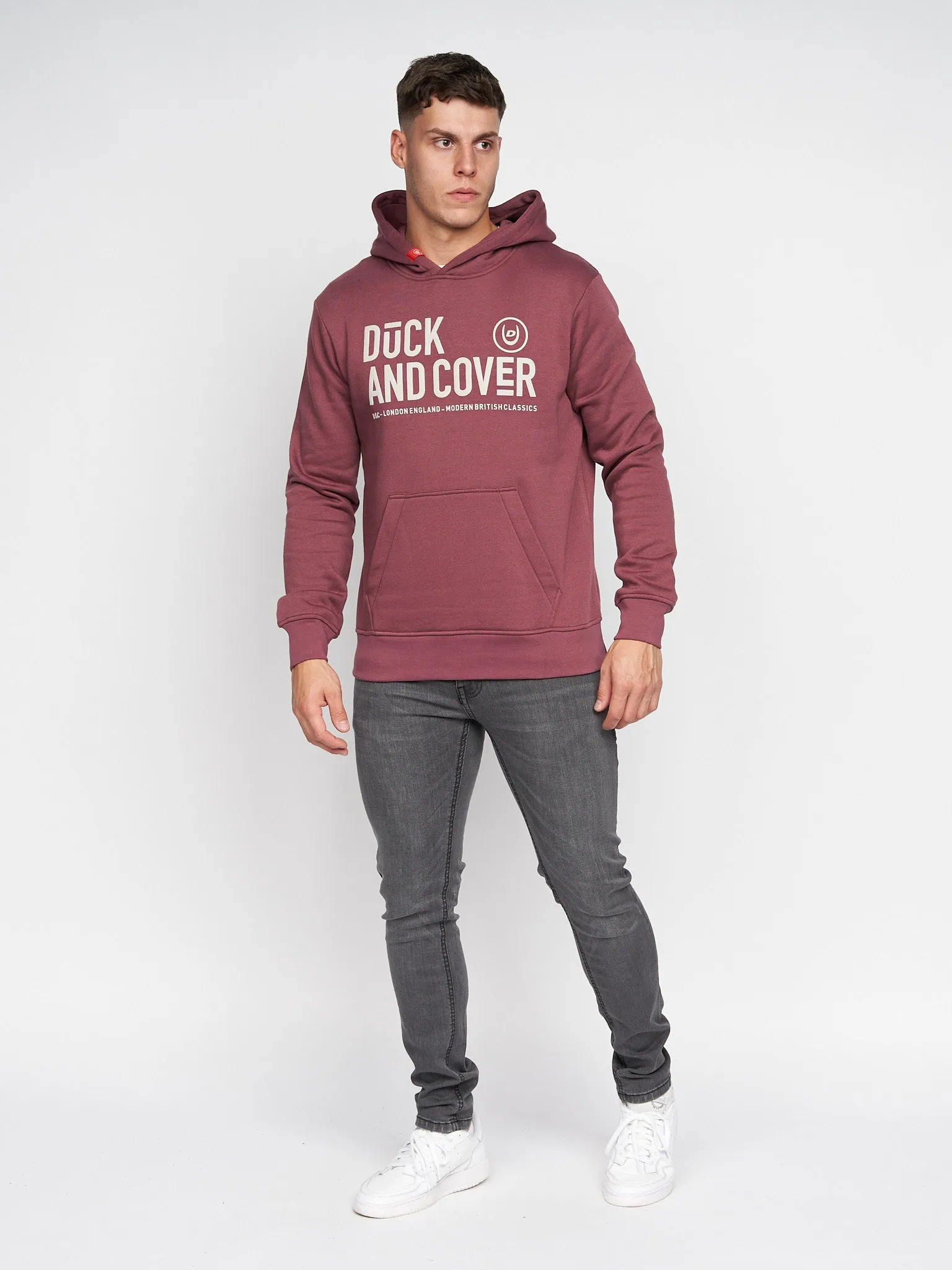 Hillman Hoodie Wine sold by Duck and Cover product image thumbnail 2