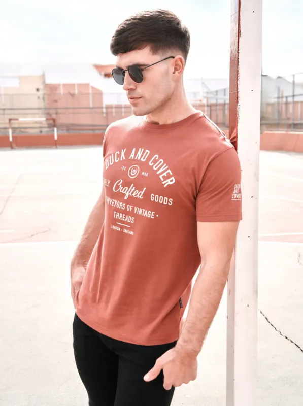 Kacper T-Shirt Red sold by Duck and Cover