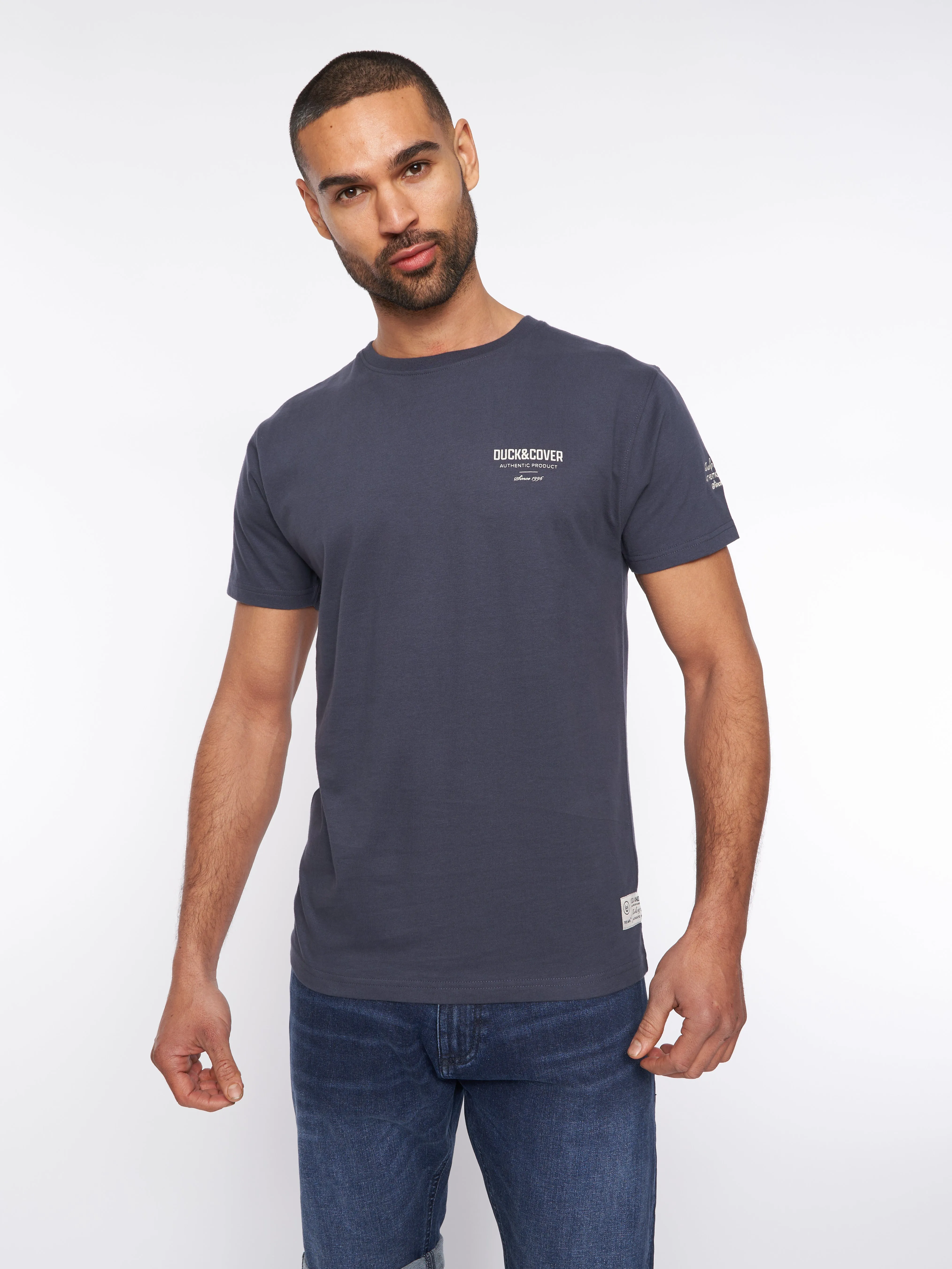 Lewys T-Shirt Navy sold by Duck and Cover product image thumbnail 5