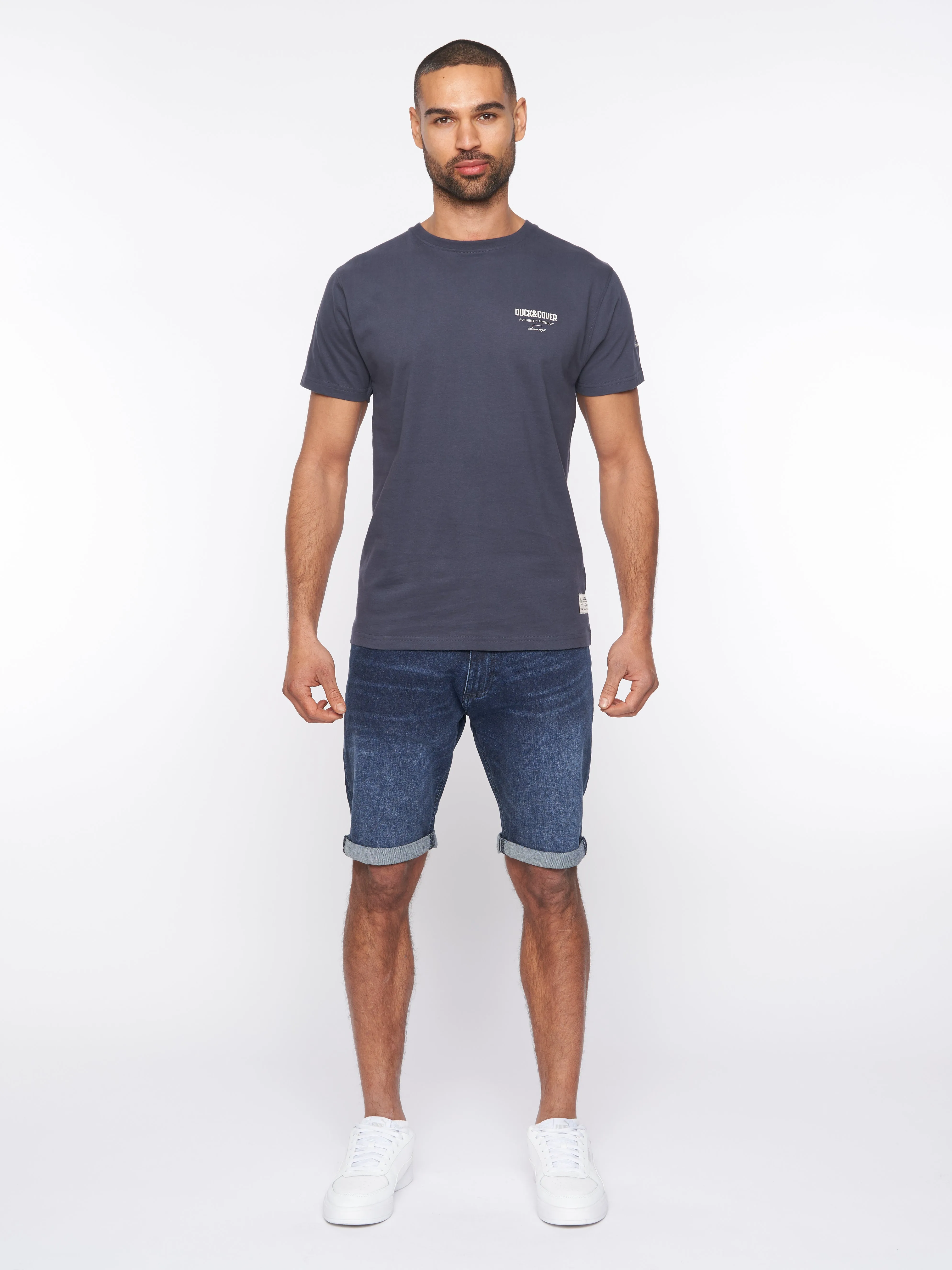 Lewys T-Shirt Navy sold by Duck and Cover product image thumbnail 3