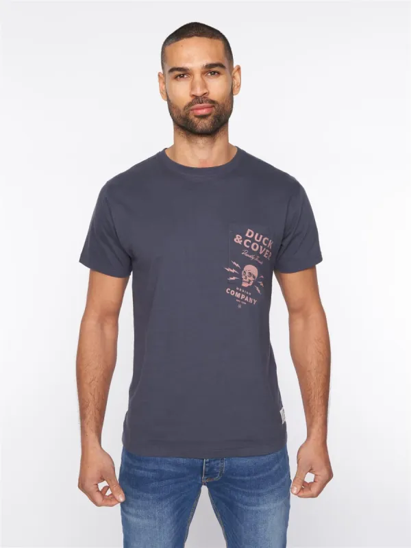 Berger T-Shirt Navy sold by Duck and Cover