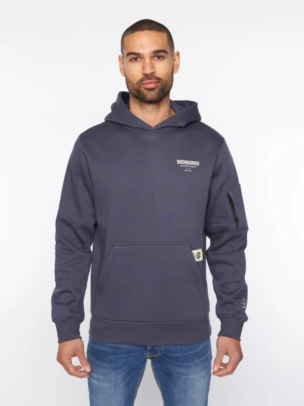 Lewys Hoodie Navy sold by Duck and Cover