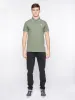 Sameer Polo Khaki Green sold by Duck and Cover