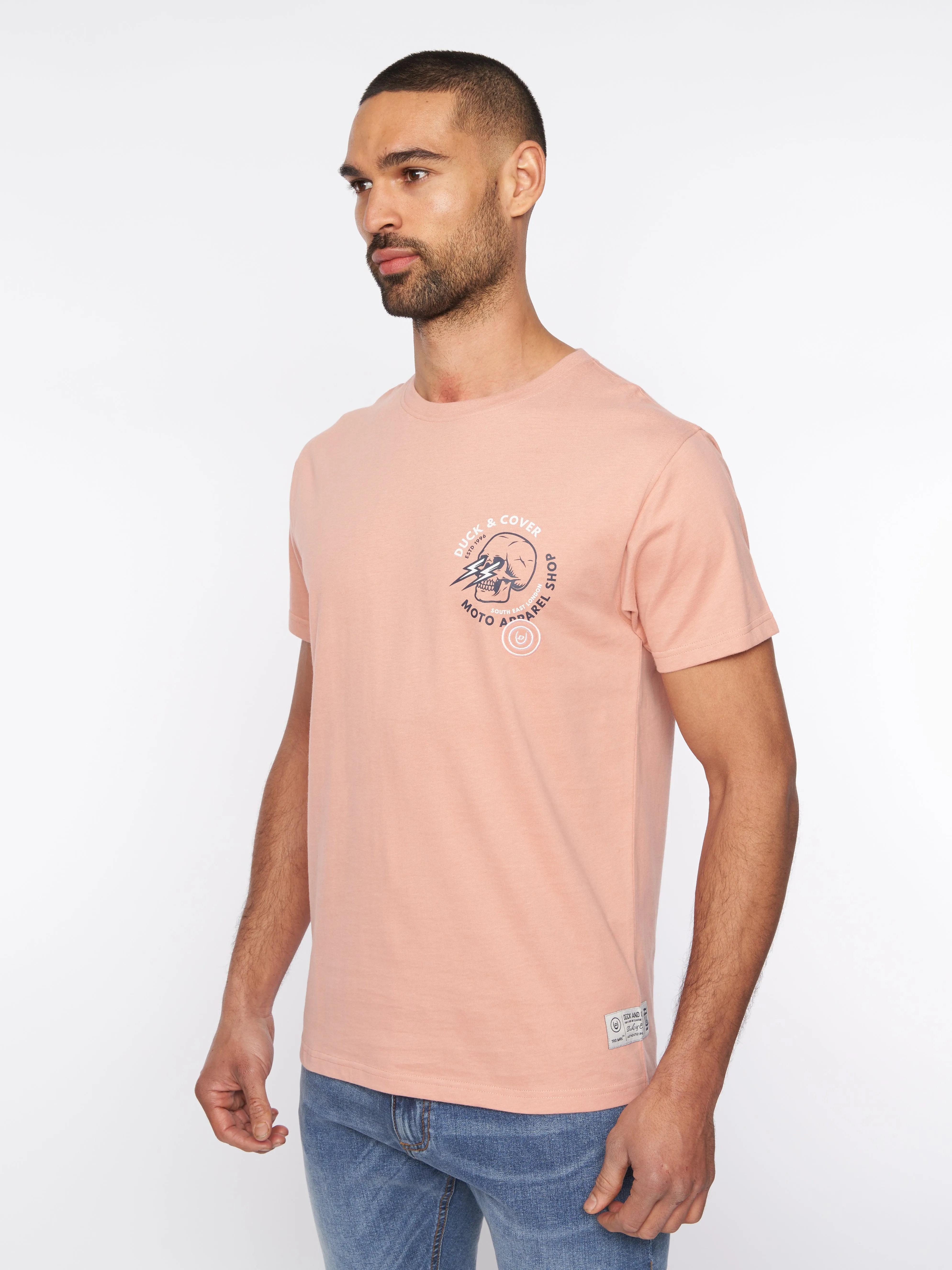 Blevins T-Shirt Coral sold by Duck and Cover product image thumbnail 3