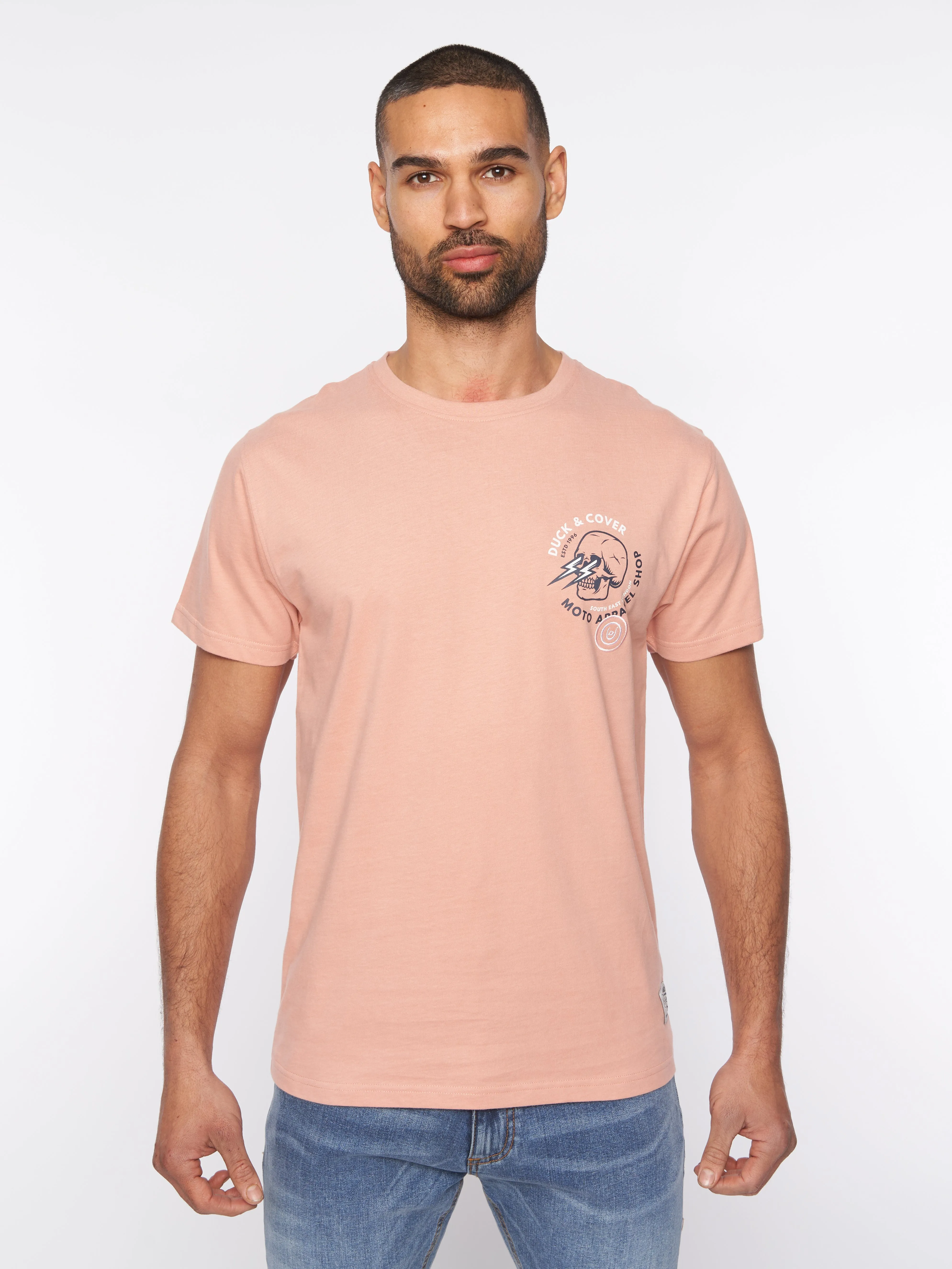 Blevins T-Shirt Coral sold by Duck and Cover product image thumbnail 2