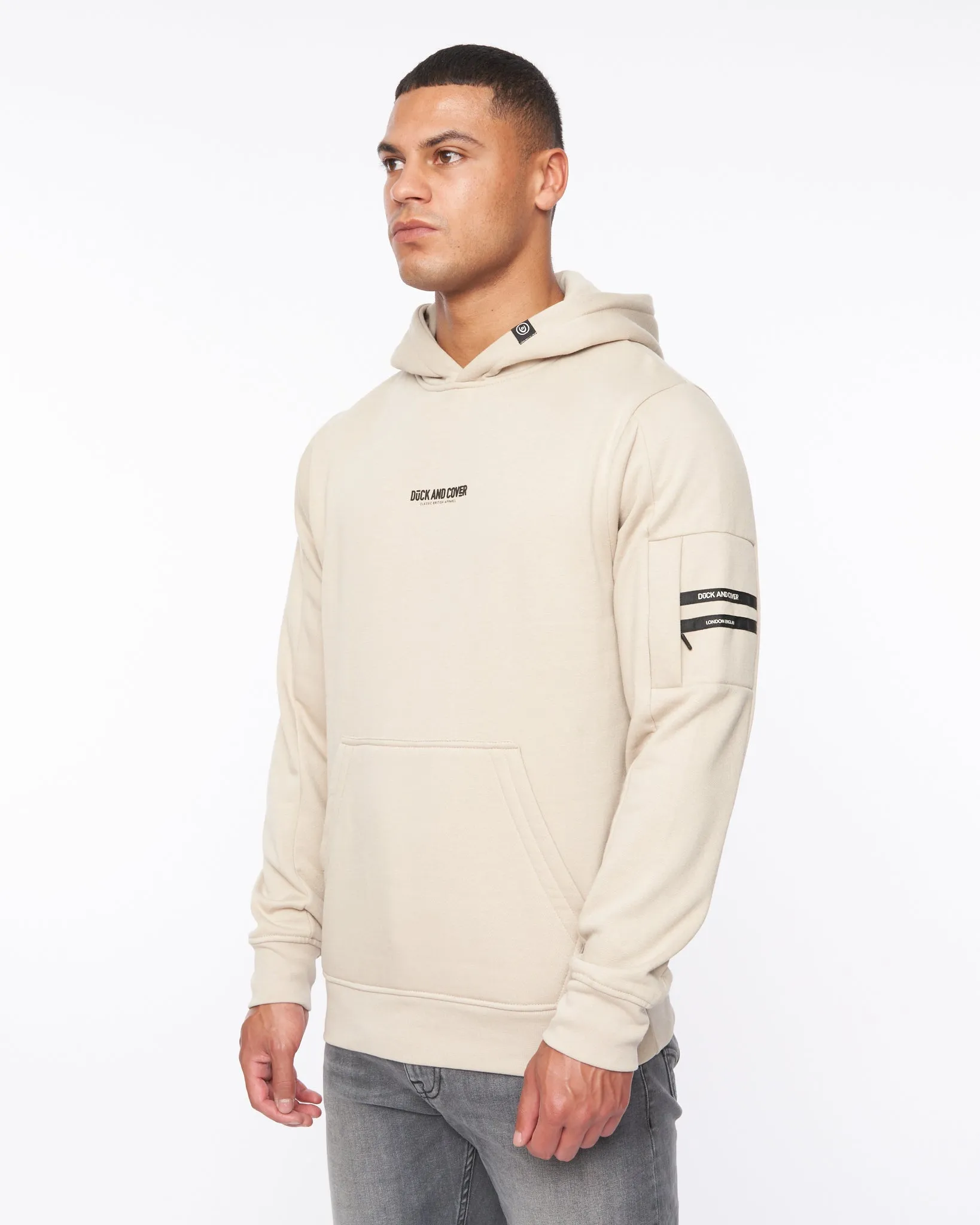 Brammers Hoodie Greige sold by Duck and Cover product image thumbnail 3