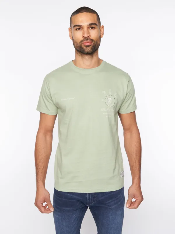 Harrell T-Shirt Sage sold by Duck and Cover