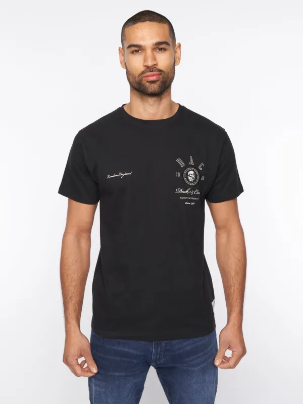 Harrell T-Shirt Black sold by Duck and Cover