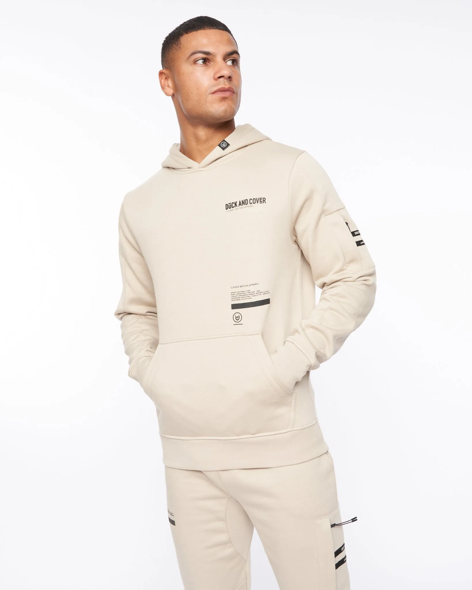 Heningys Hoodie Greige sold by Duck and Cover product image thumbnail 4