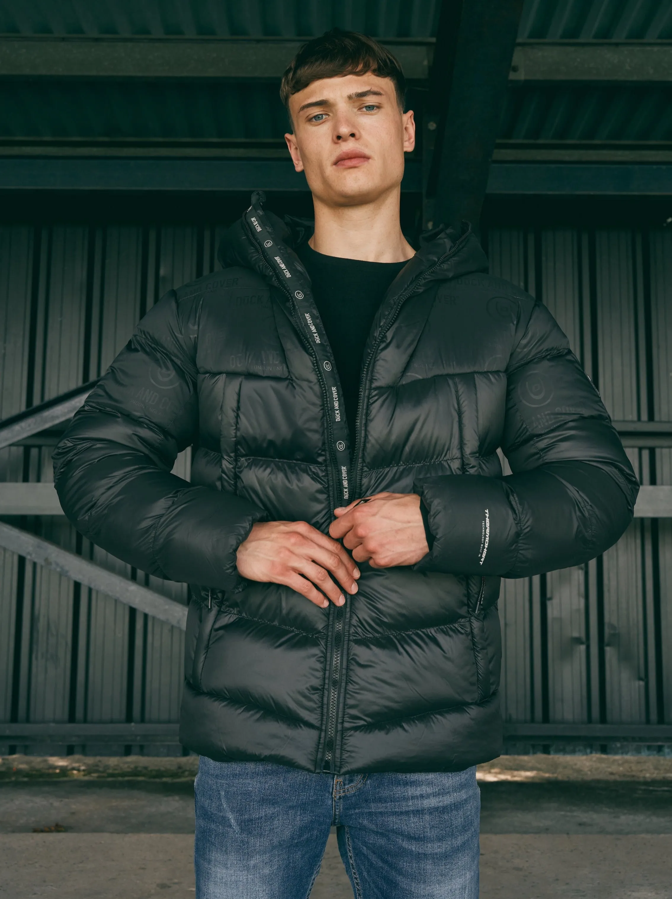 Raymax Padded Jacket Black sold by Duck and Cover