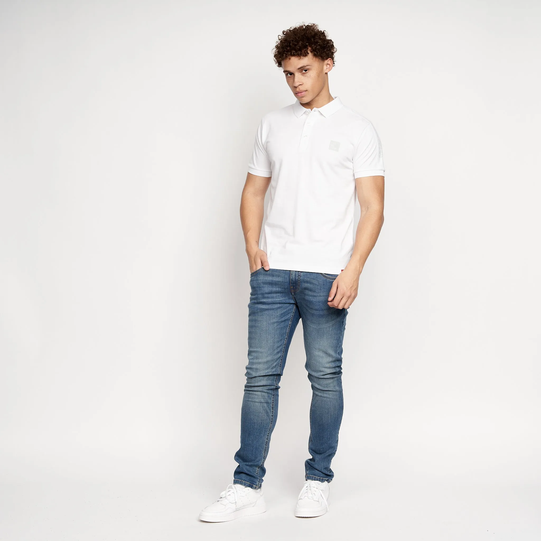 Stelaire Polo White sold by Duck and Cover product image thumbnail 2