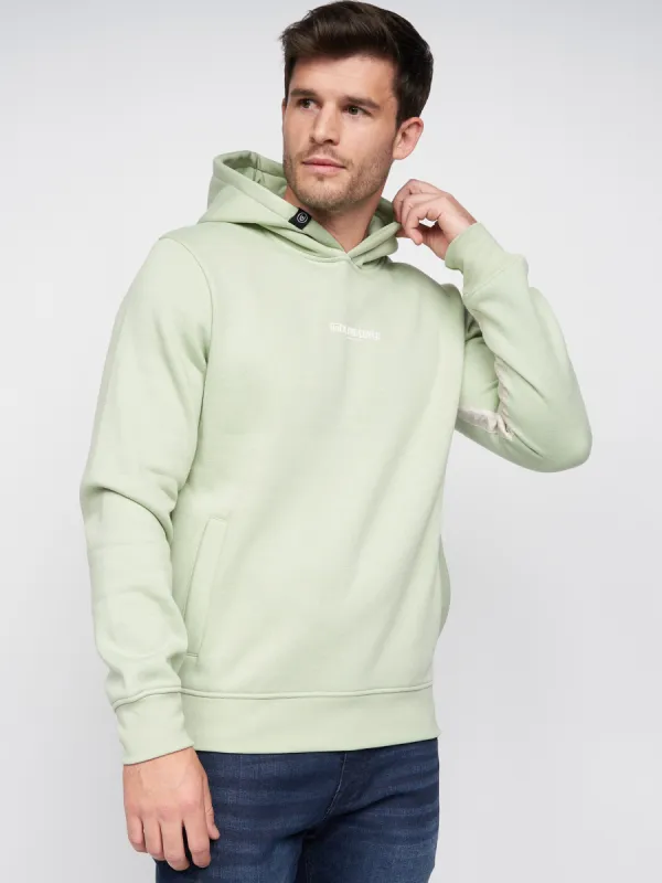 Gathport Hoodie Sage sold by Duck and Cover