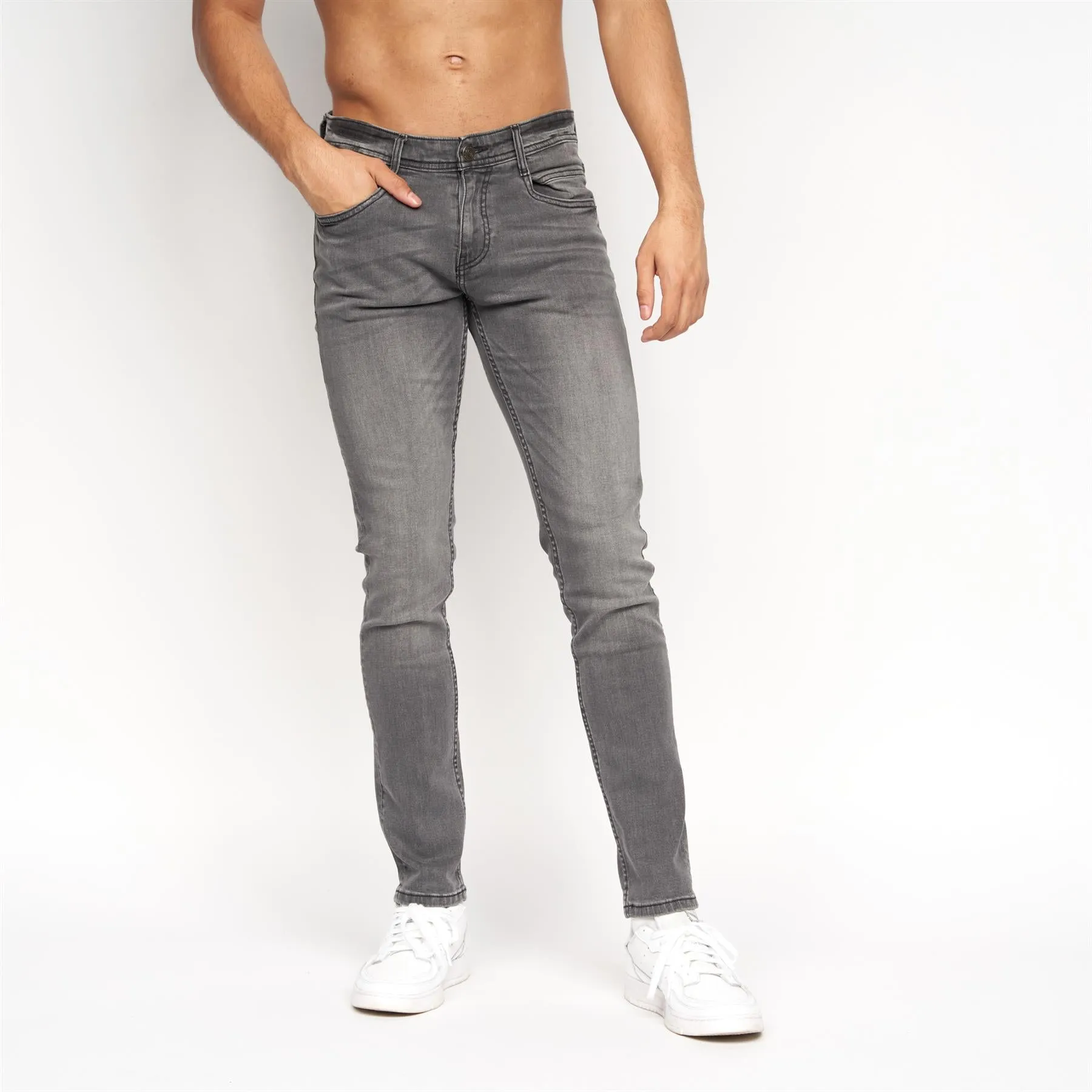 Maylead Slim Fit Jeans Grey sold by Duck and Cover