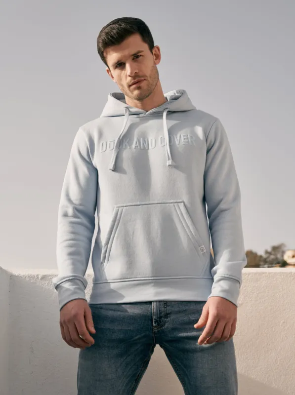 Basico Hoodie Light Blue sold by Duck and Cover