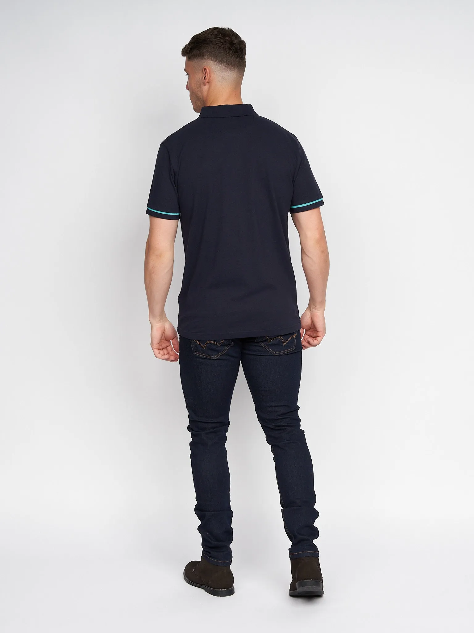 Trippere Polo Navy sold by Duck and Cover product image thumbnail 4