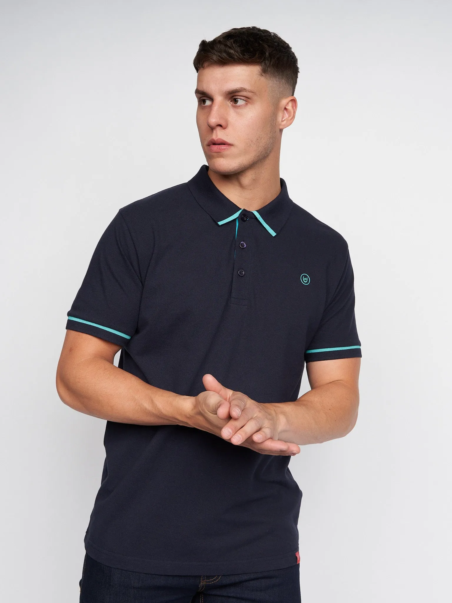 Trippere Polo Navy sold by Duck and Cover product image thumbnail 2