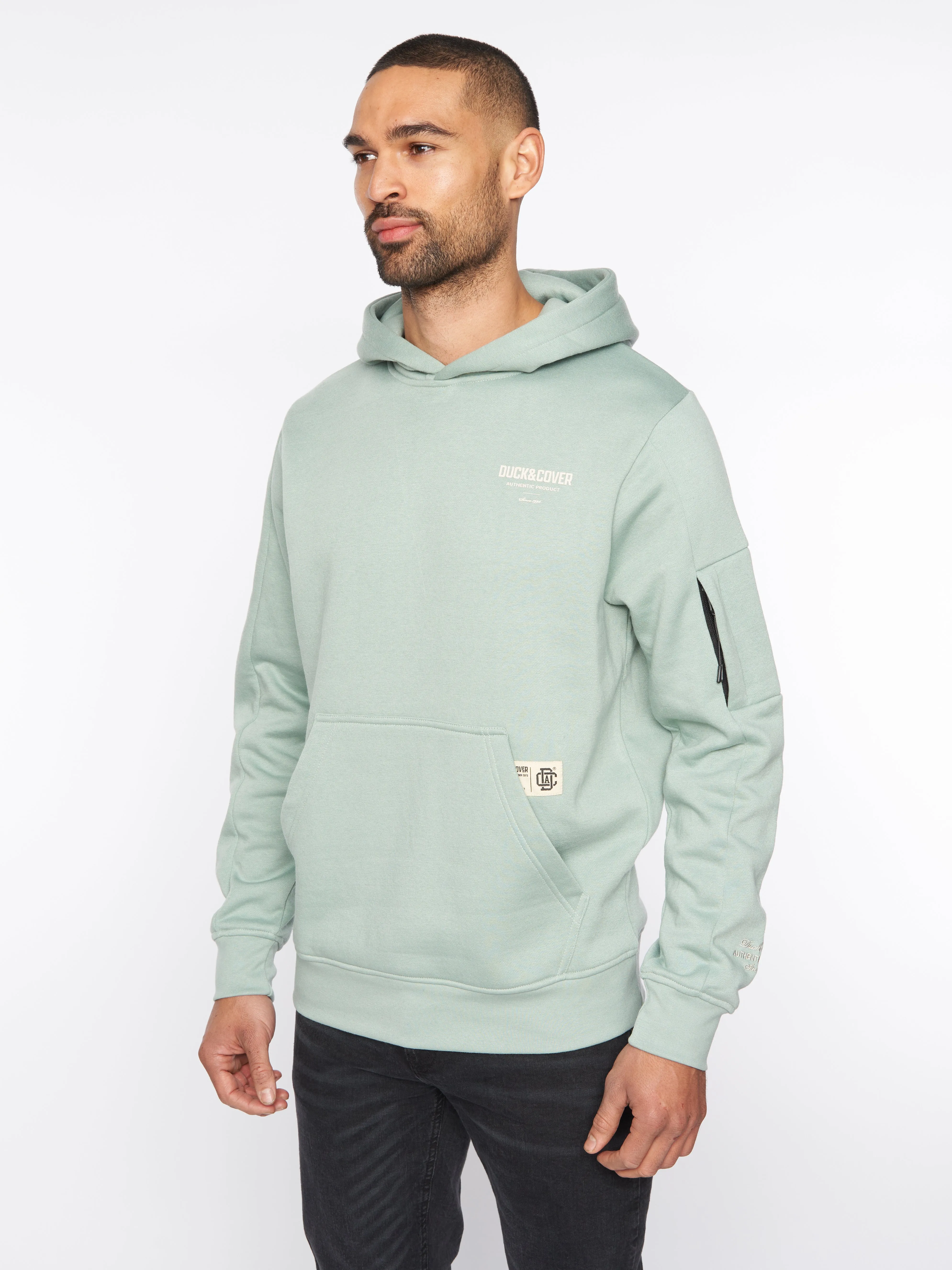 Lewys Hoodie Sage sold by Duck and Cover product image thumbnail 3