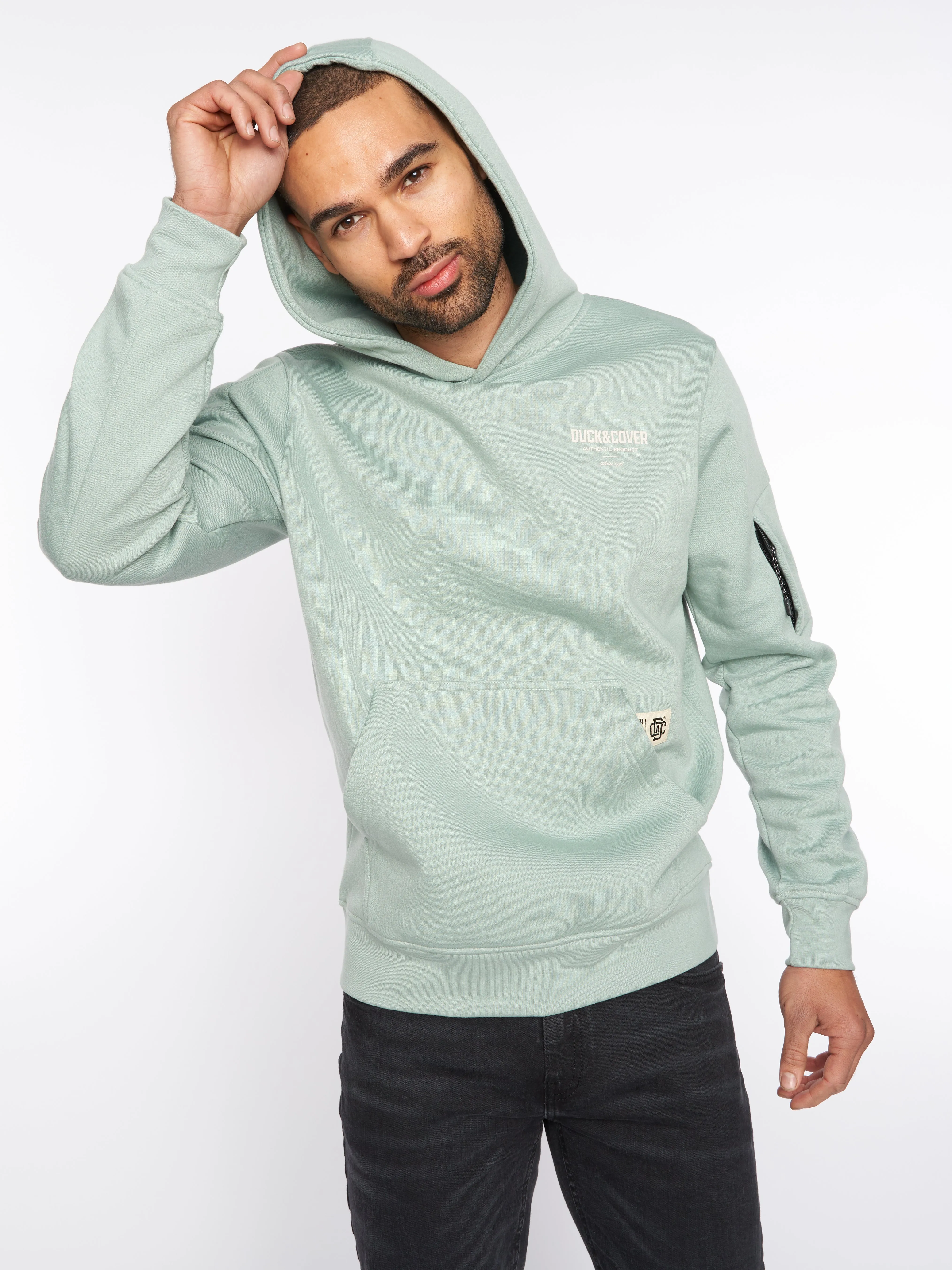 Lewys Hoodie Sage sold by Duck and Cover product image thumbnail 5