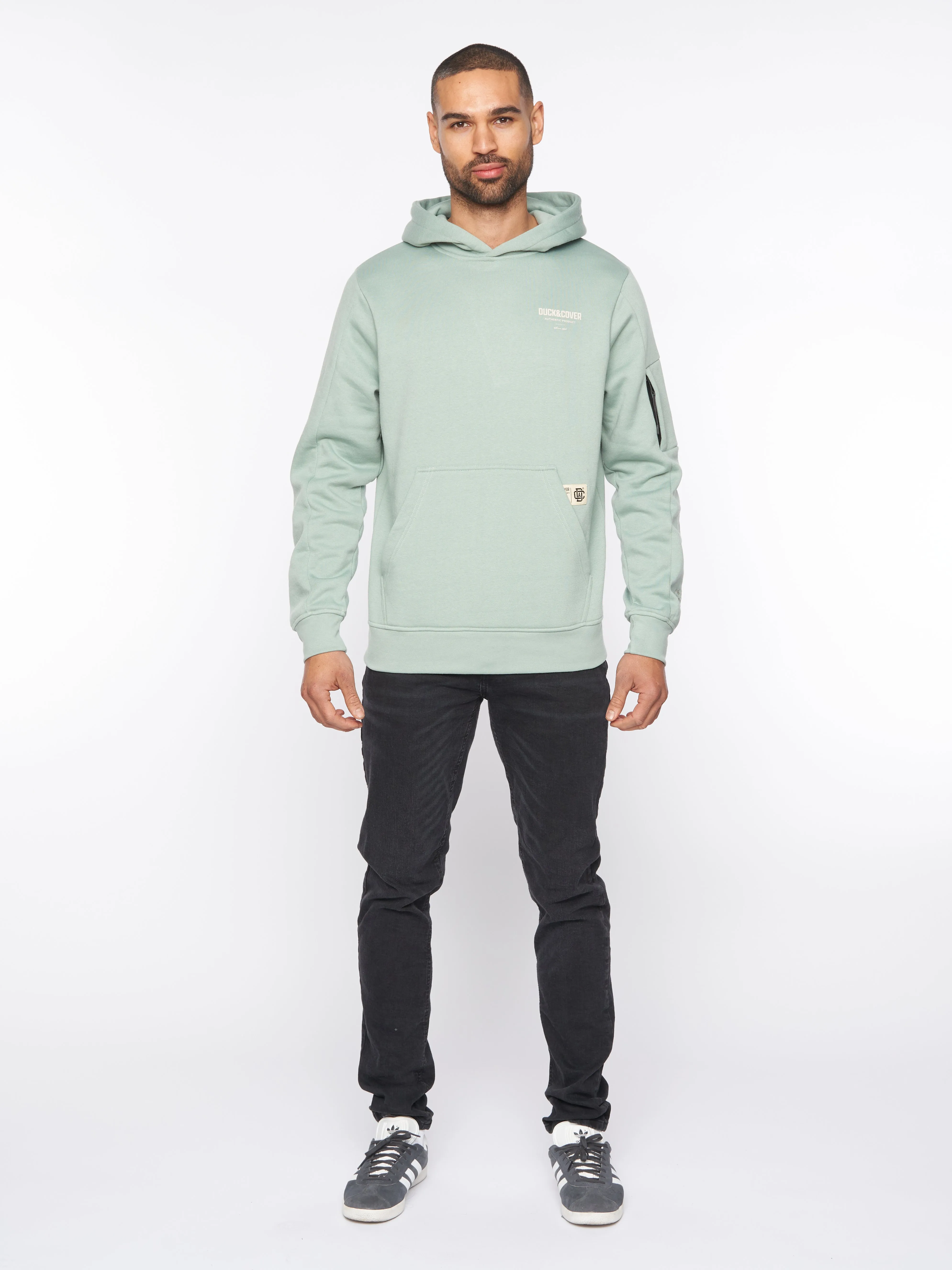 Lewys Hoodie Sage sold by Duck and Cover product image thumbnail 4