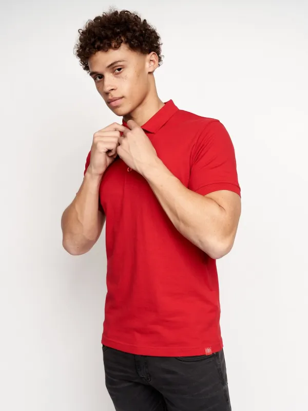Bassos Polo Red made by Duck and Cover