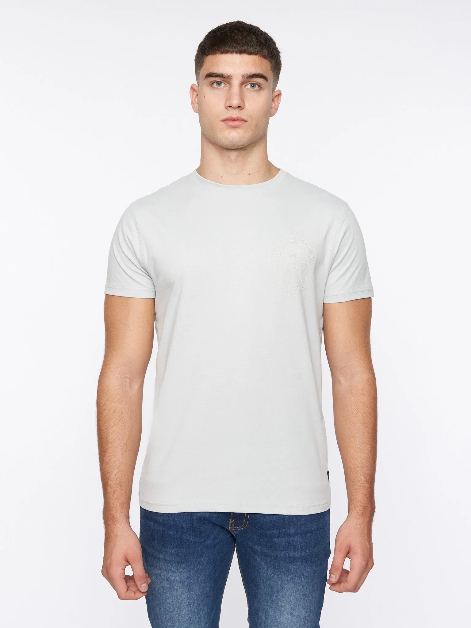 Swirla T-Shirt Pale Blue sold by Duck and Cover