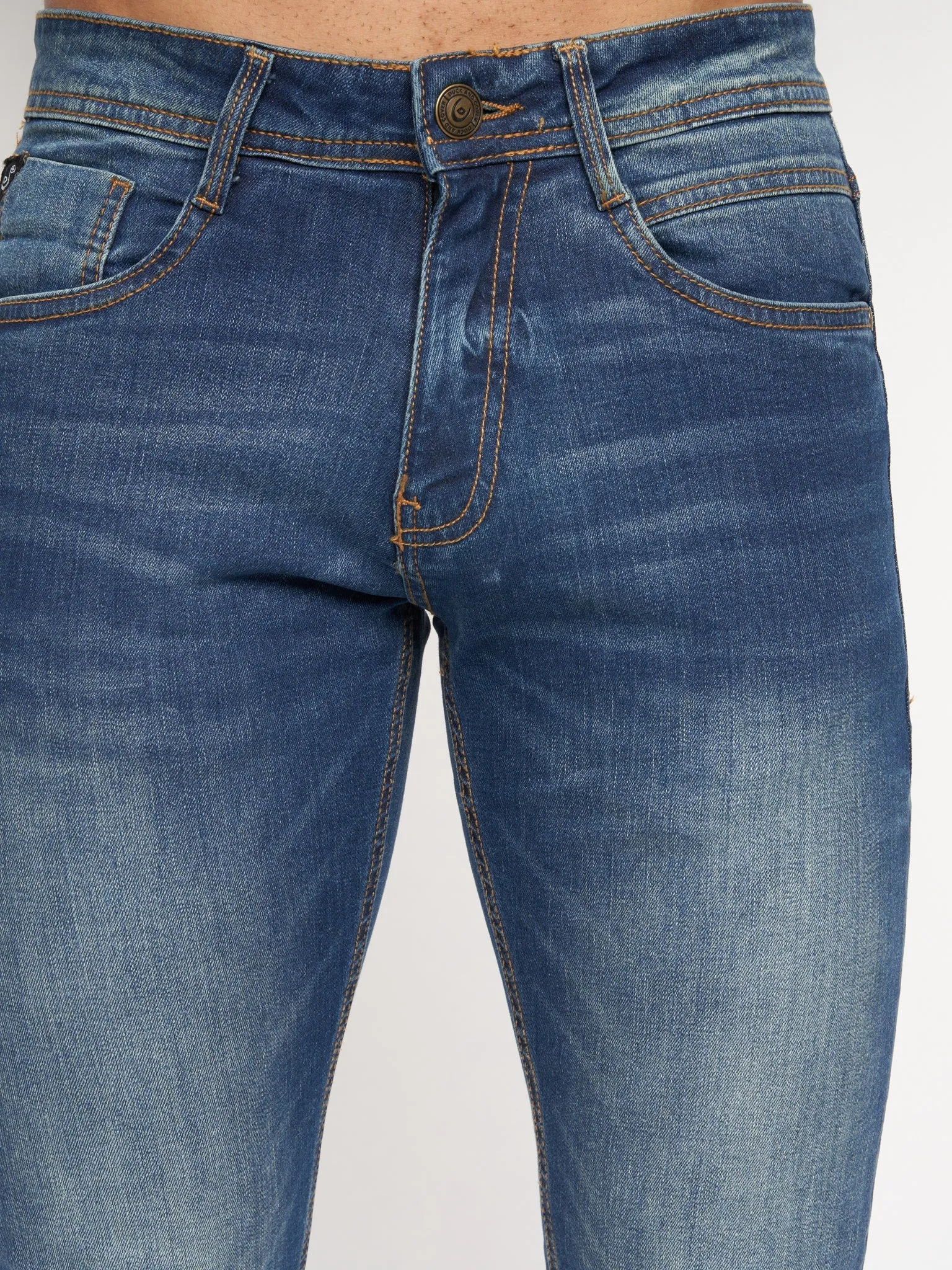 Maylead Slim Fit Jeans Tinted Blue sold by Duck and Cover product image thumbnail 5