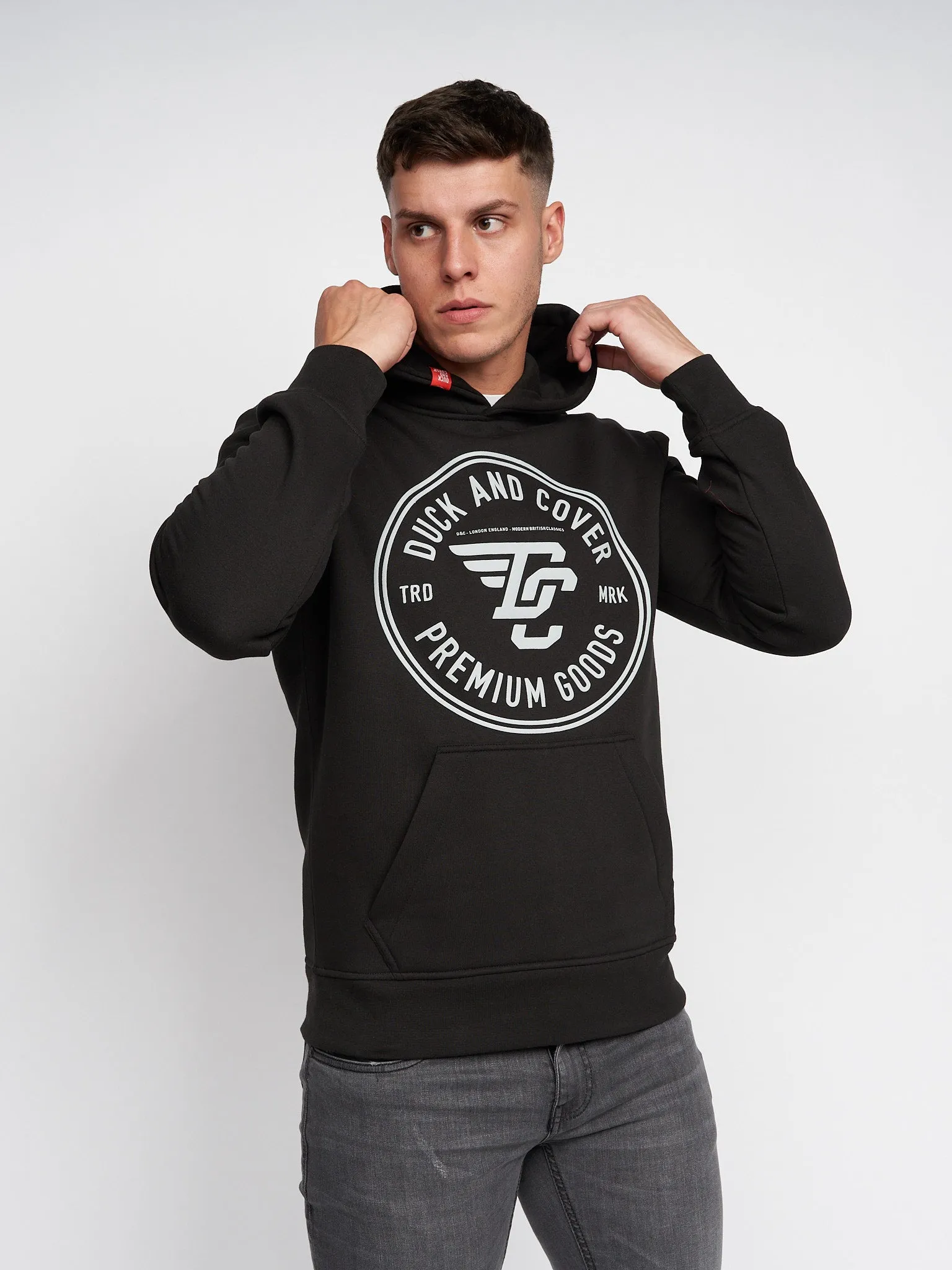 Addax Hoodie Black sold by Duck and Cover product image thumbnail 3