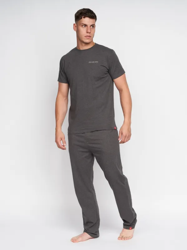 Gasper Loungewear Set Charcoal sold by Duck and Cover