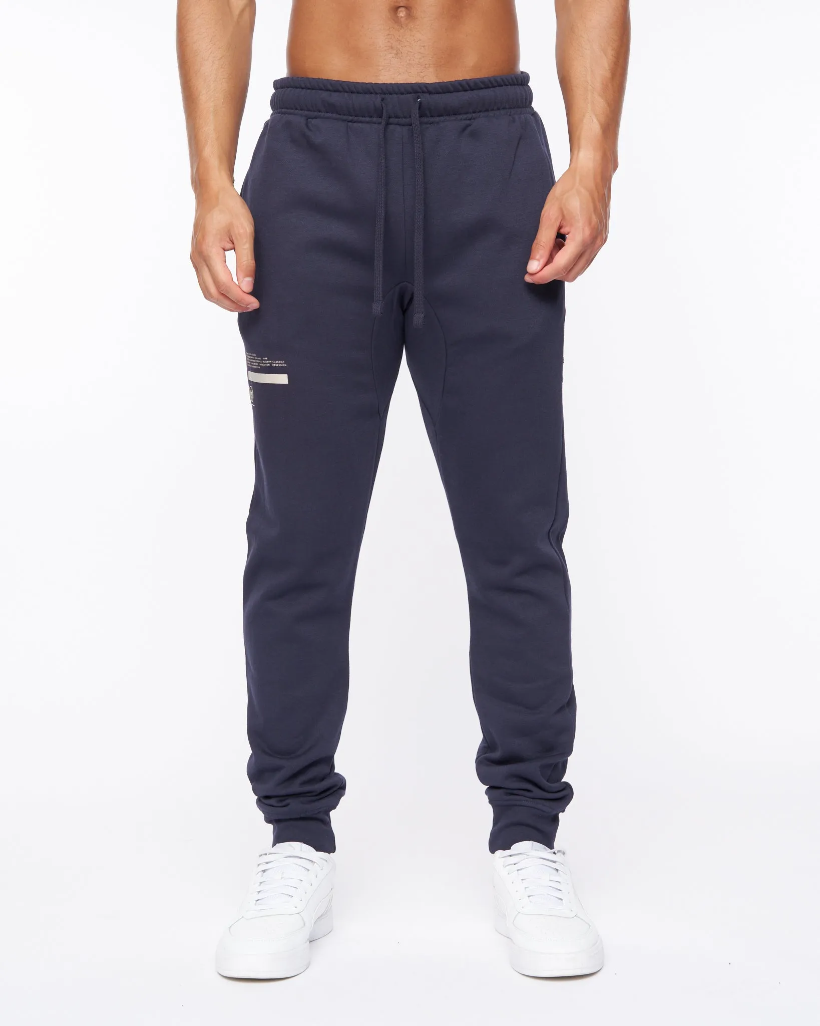 Jennerkins Joggers Navy sold by Duck and Cover