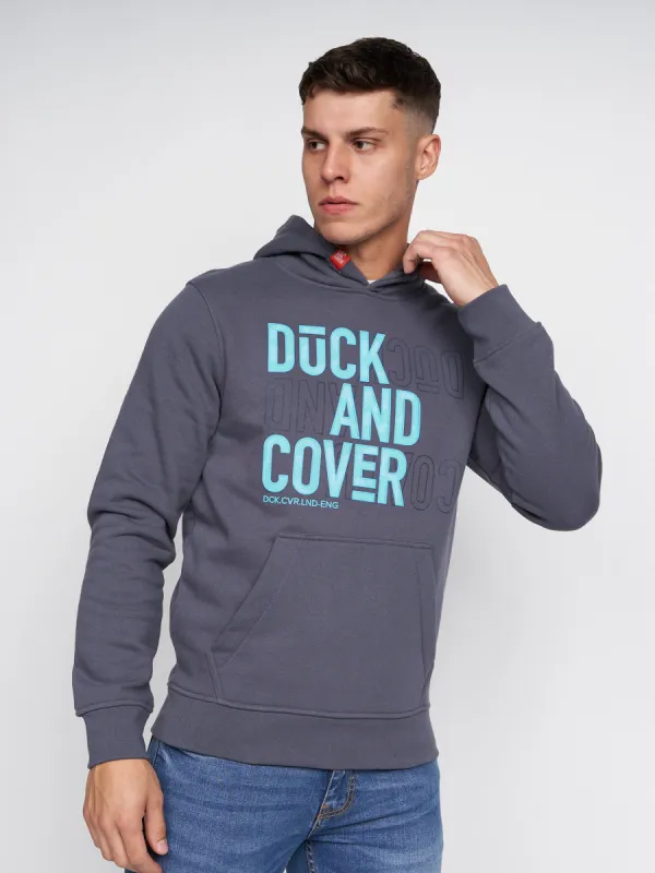 Pecklar Hoodie Navy sold by Duck and Cover