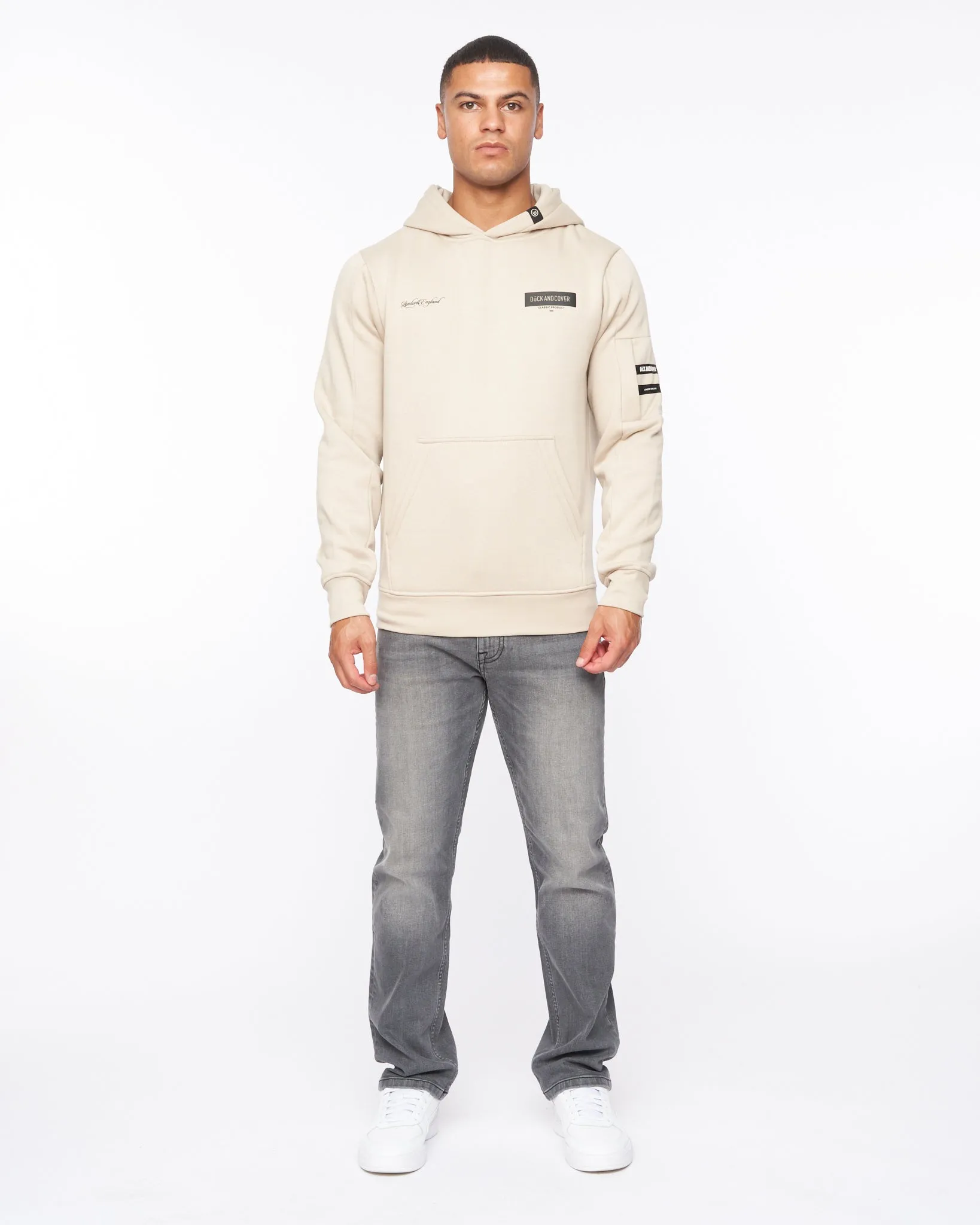 Marsak Hoodie Greige sold by Duck and Cover product image thumbnail 2